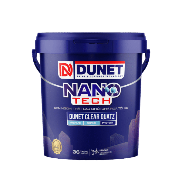 DUNET CLEAR QUAZ -SƠN NGOẠI THẤT LAU CHÙI TỐI ƯU