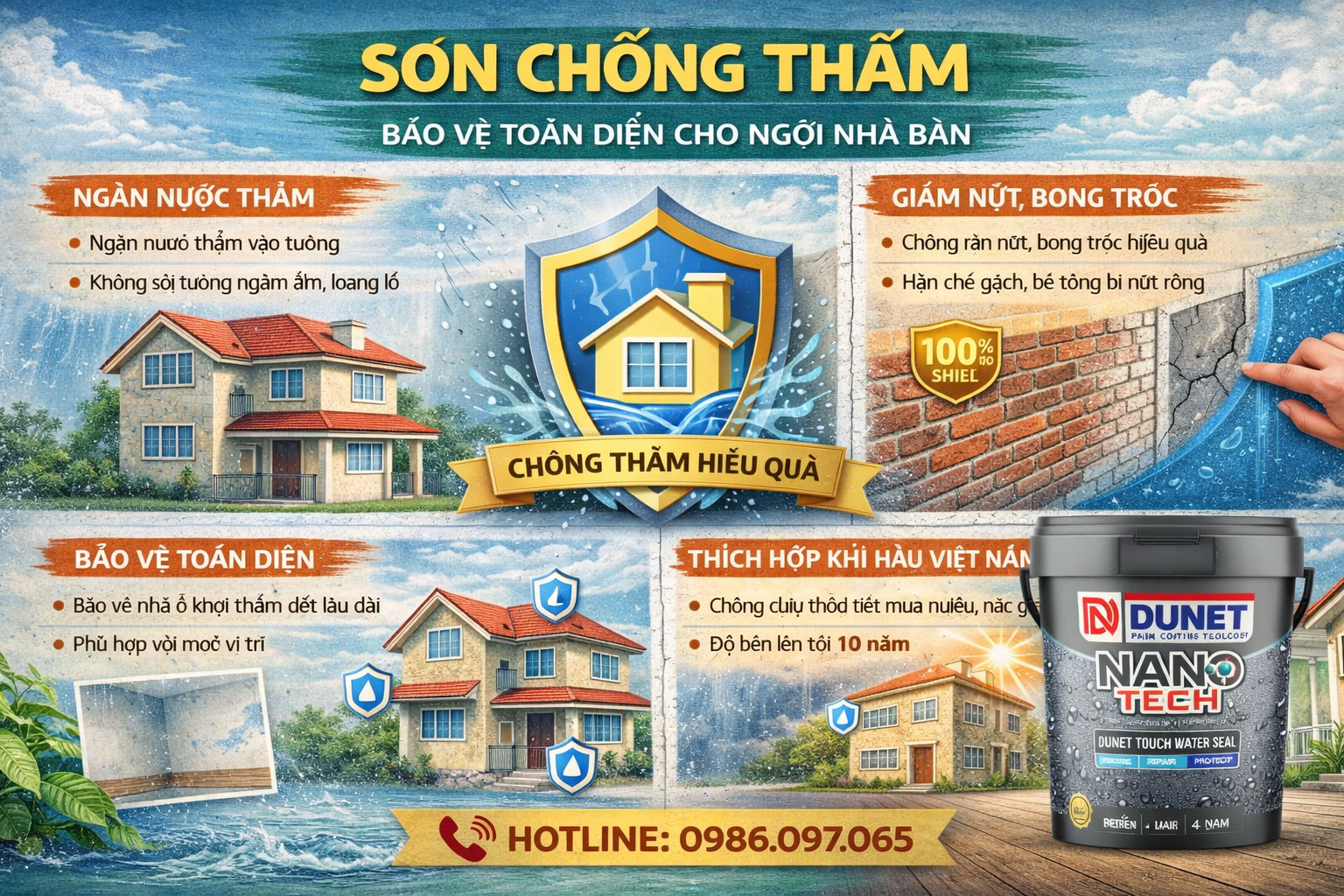 Sơn chống thấm là gì? Cách lựa chọn sơn chống thấm như thế nào?