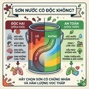 Sơn nước có độc không?
