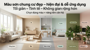 Chọn màu sơn cho chung cư