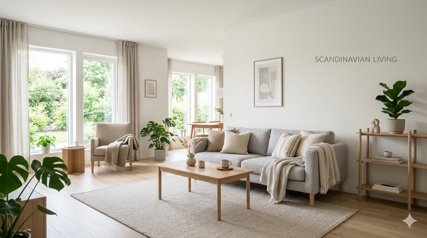 Màu sơn phong cách kiến trúc Bắc Âu