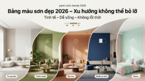 Xu hướng màu sơn 2026
